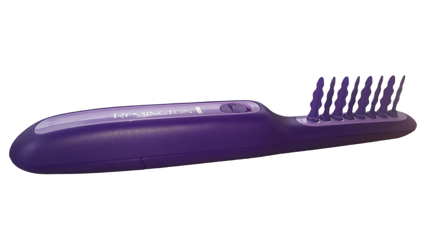 Cepillo desenredador de cabello electrico (mojado o seco) para adultos y niños, (con dos pilas) Remington