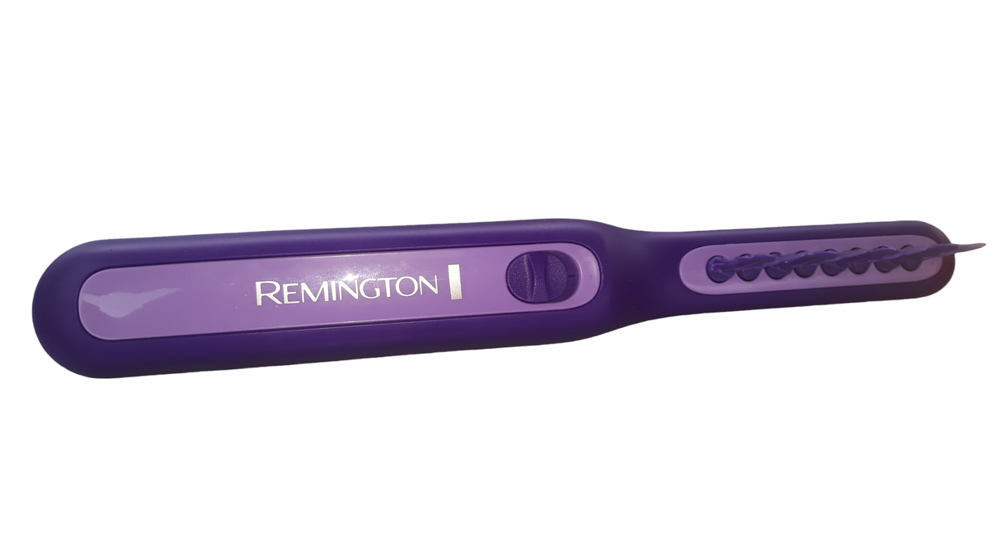 Cepillo desenredador de cabello electrico (mojado o seco) para adultos y niños, (con dos pilas) Remington