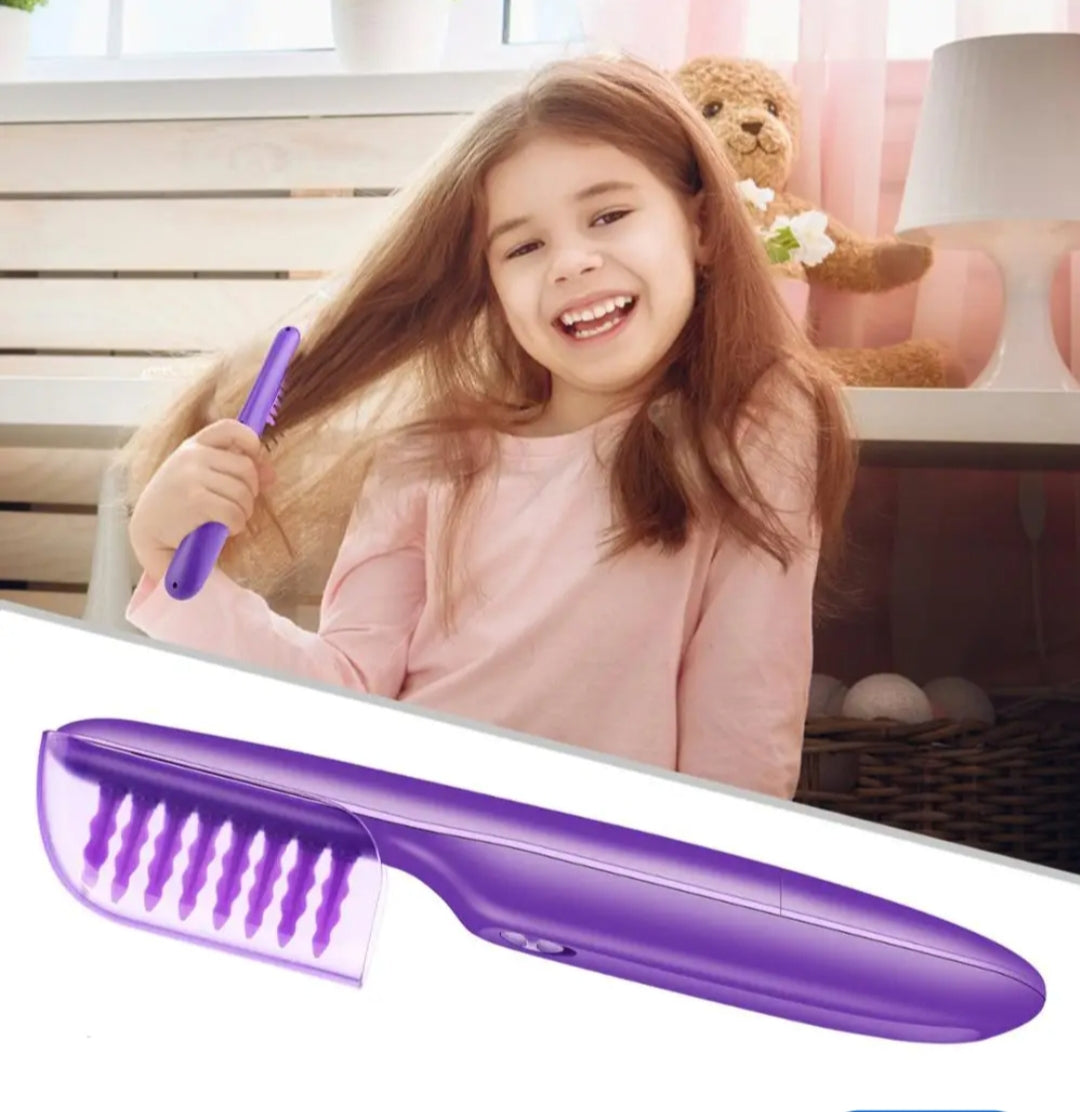 Cepillo desenredador de cabello electrico (mojado o seco) para adultos y niños, (con dos pilas) Remington