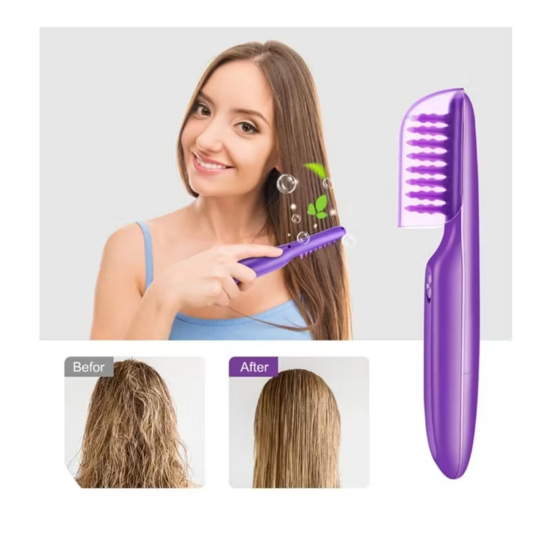 Cepillo desenredador de cabello electrico (mojado o seco) para adultos y niños, (con dos pilas) Remington