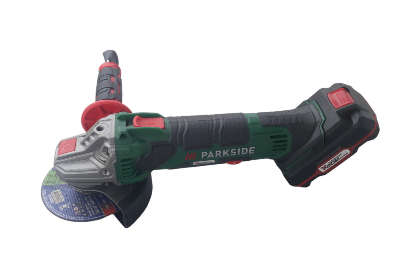 Parkside Amoladora angular con batería 20 V, 2 Ah y cargador